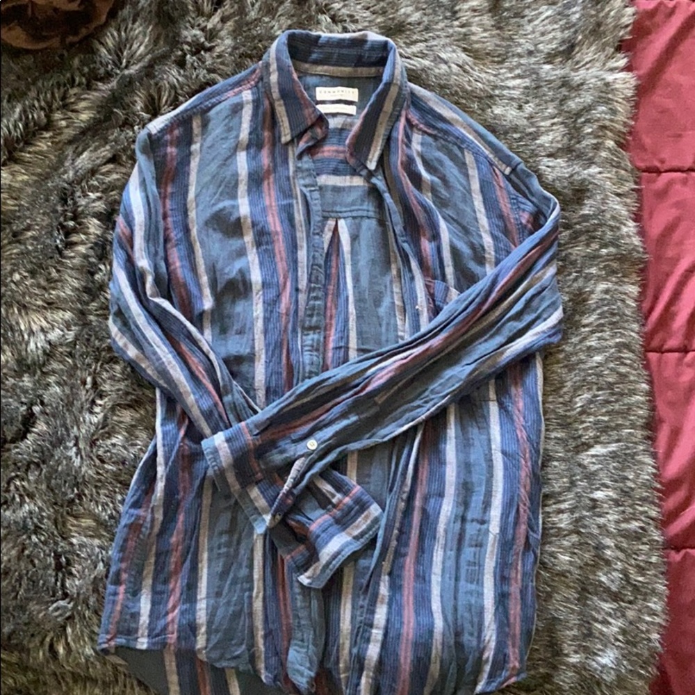 Striped flannel/blouse